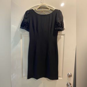 Short Black Dress w/ hints of Velvet